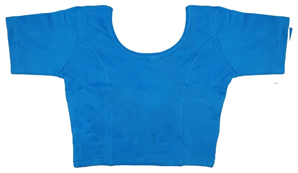 Winter Choli (Open, with hooks)-- T-Shirt / Blouse for wearing with Sari