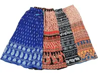 Gopi Skirt -- Jaipur Rayon Contrasting Pattern Gopi Skirt -- Jaipur Rayon Contrasting Pattern
