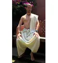 Dhoti / Chadar -- Muslin Jute -- No Borders