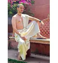 Dhoti / Chadar -- Muslin Jute -- No Borders
