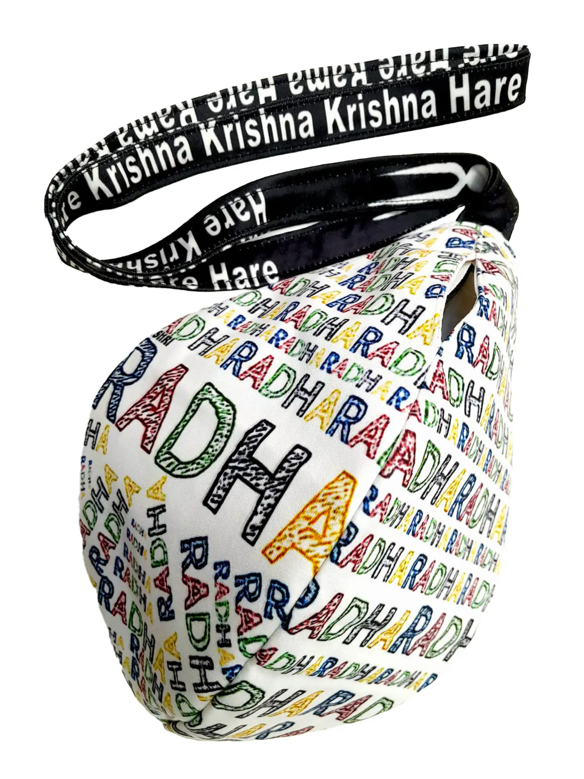Sri Radha - Digitally Printed Bead-Bag [3 sides and strap] Standard Size