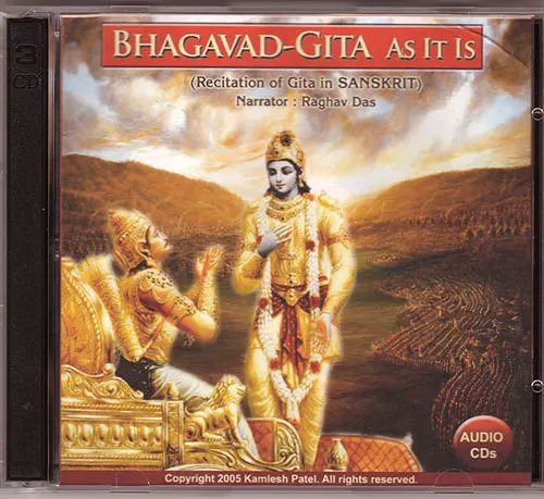 Sanskrit Bhagavad-gita As It Is Audio CD