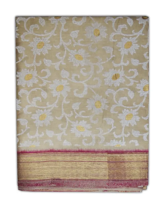 Sari, Bhagalpuri Silk -- Sari with Blouse/Choli Piece
