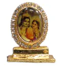 Diamond Metal Stand -- Radha Krishna