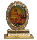 Diamond Metal Stand -- Jagannatha, Baladeva, Subhadra