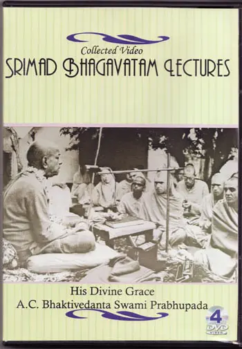 Srila Prabhupada Collected Srimad Bhagavatam Lectures (4 DVD Set)