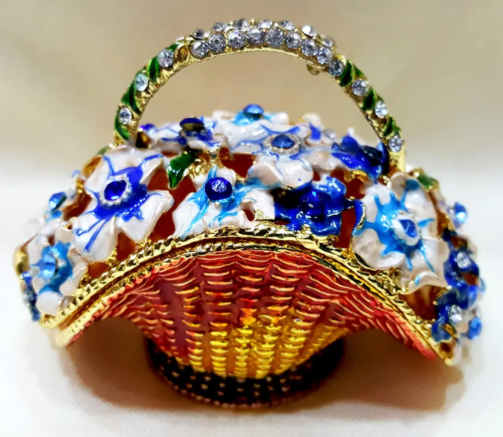 Golden Basket for Keeping Perfume
