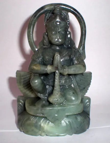 Hanuman Soap Stone Deity 3\"