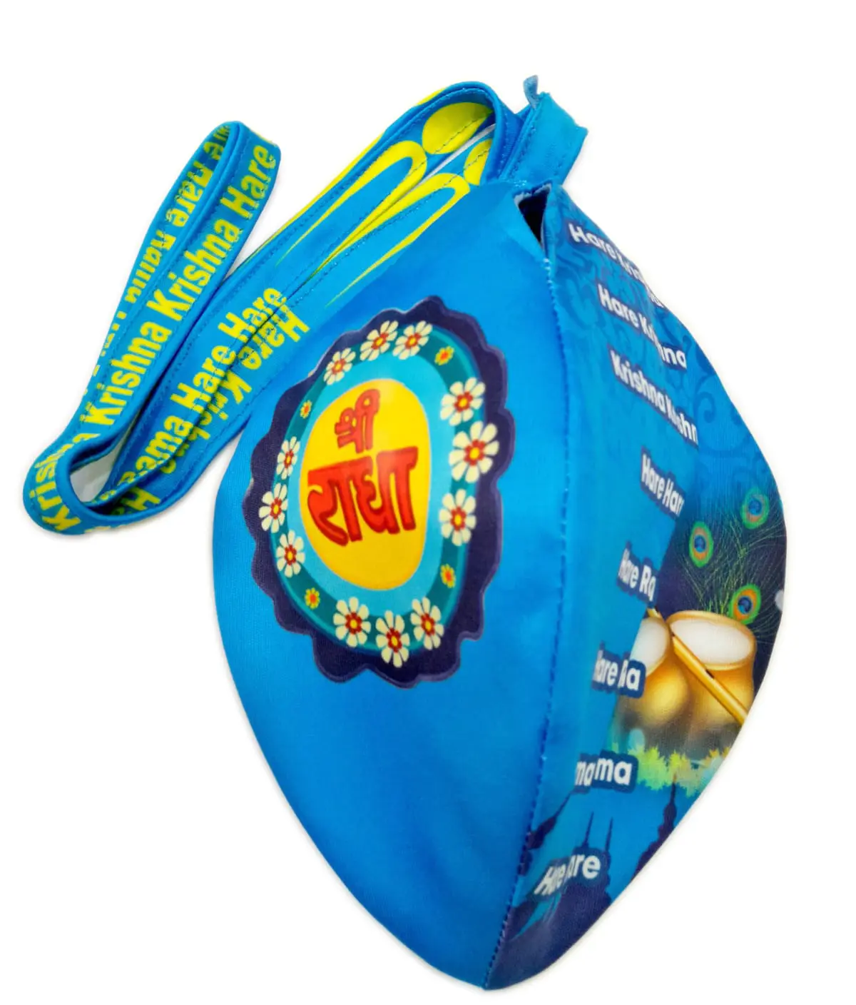 Radha Radha  - Digitally Printed Bead-Bag [3 sides and strap] Standard Size