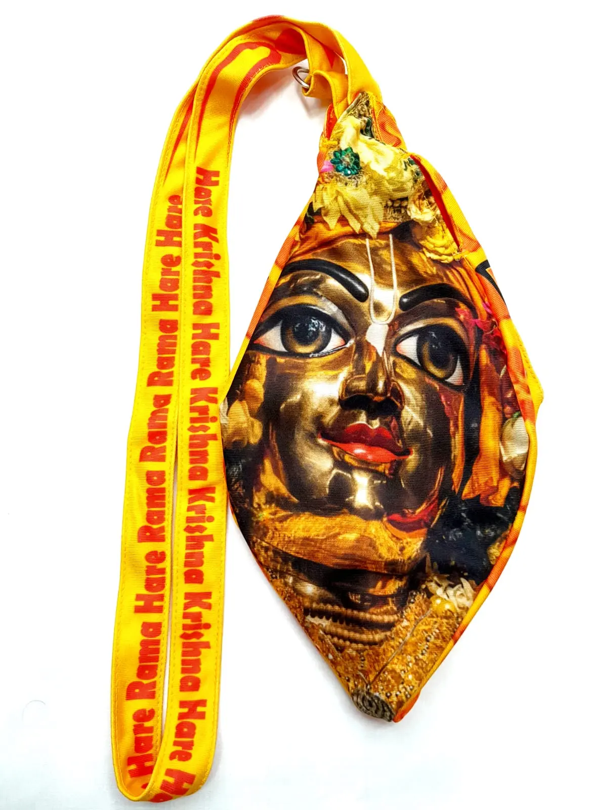 Radha Radha  - Digitally Printed Bead-Bag [3 sides and strap] Standard Size