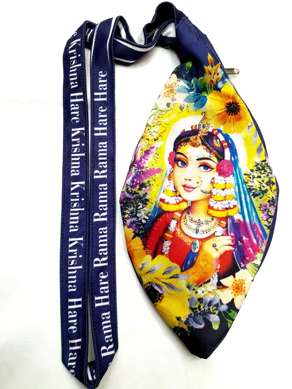 Radha Radha  - Digitally Printed Bead-Bag [3 sides and strap] Standard Size