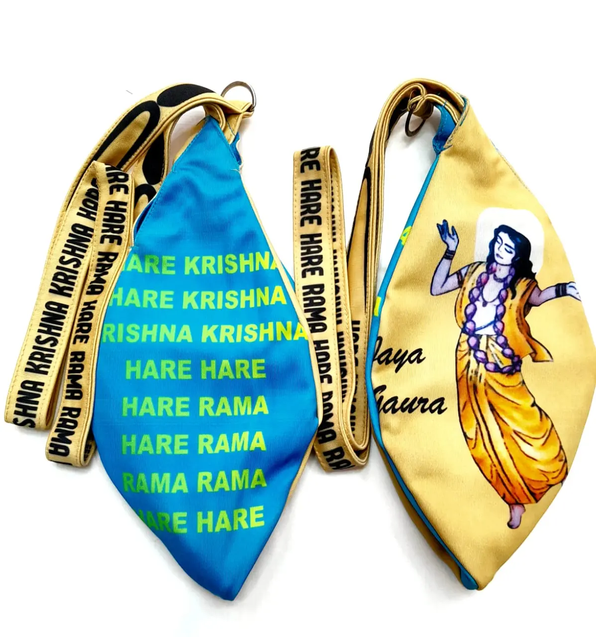 Radha Radha  - Digitally Printed Bead-Bag [3 sides and strap] Standard Size