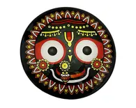 Round Jagannatha Magnet (2.3" - 5.3 cm) Round Jagannatha Magnet (2.3" - 5.3 cm)