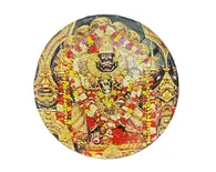Round Lord Narasimhadeva Magnet (2.3" - 5.3 cm) Round Lord Narasimhadeva Magnet (2.3" - 5.3 cm)