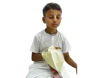 Boys Kurta -- Cotton, White Boys Kurta -- Cotton, White