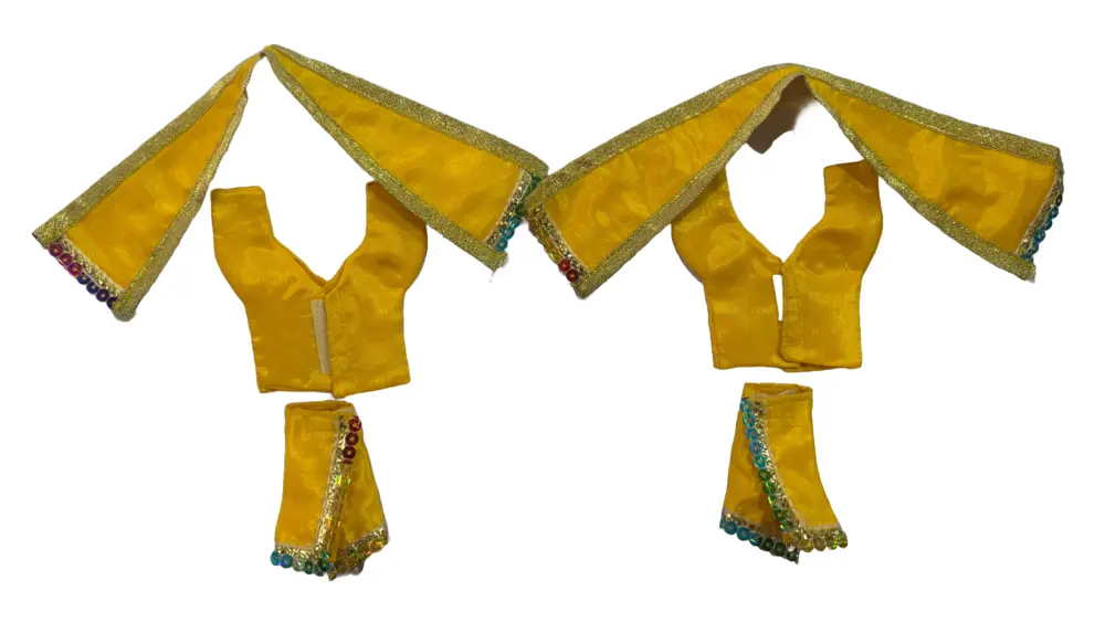 Small Gaura Nitai Deity Clothes -- for 5 inch to 6 inch Deities