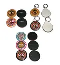 Jagannatha Keychain and Brooch Mixed Set (7 pieces)