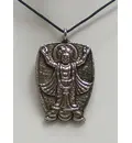 Lord Caitanya From Mayapur Pendant With Black Thread