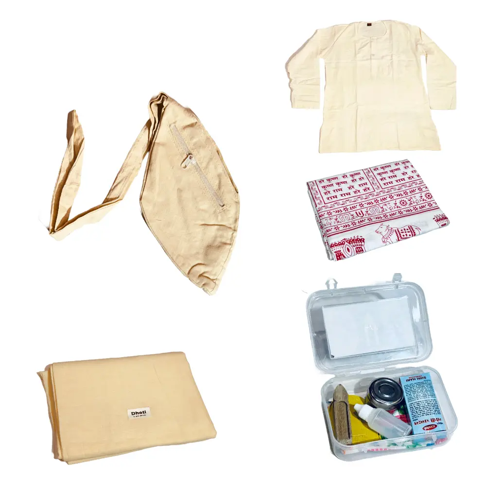 New Devotee Bhakta Cloth Set - Journey to a New World -- 5 Piece Set