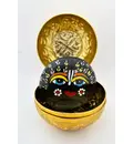 Multipurpose Golden Ornate Box