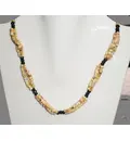 Tulsi Neck Beads - 3 Strand w/ Small Round Black Beads