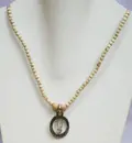 Tulsi Necklace with Tilak Pendant - Om Govindaya Namah