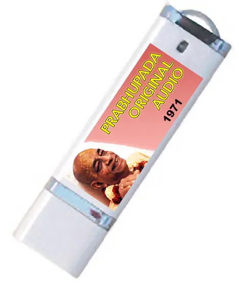 Original Prabhupada Audio 1968 & 1969 USB Drive
