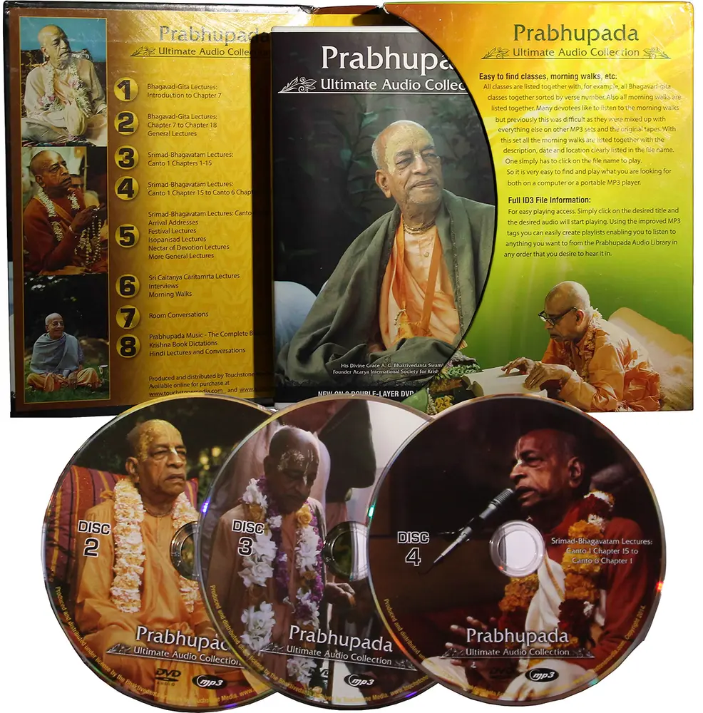 Prabhupada Ultimate Audio Collection (8 DVD-ROM Set)
