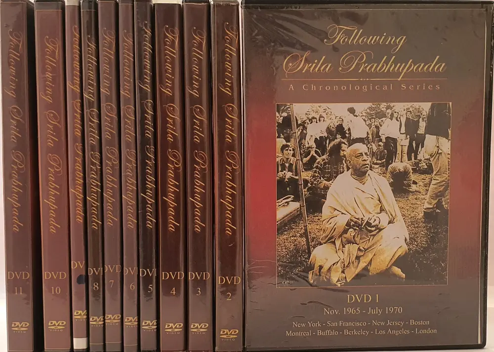 Following Srila Prabhupada -- 11 DVD set