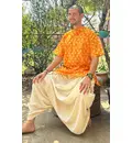 Printed Pure Cotton Kurta -- Perfect for the Kirtan Zone!