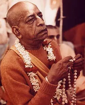 Srila Prabhupada in Boston, Chanting on Initiate Beads