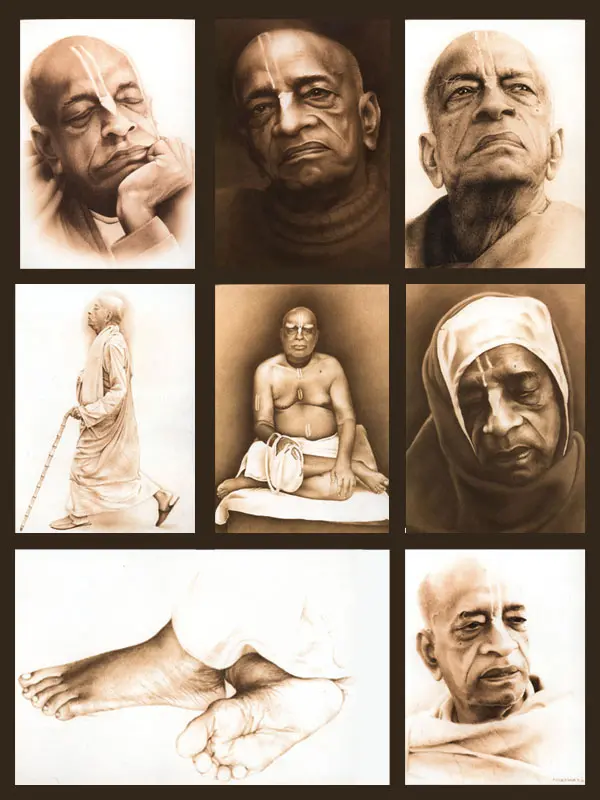 Srila Prabhupada Postcards (8 Cards)