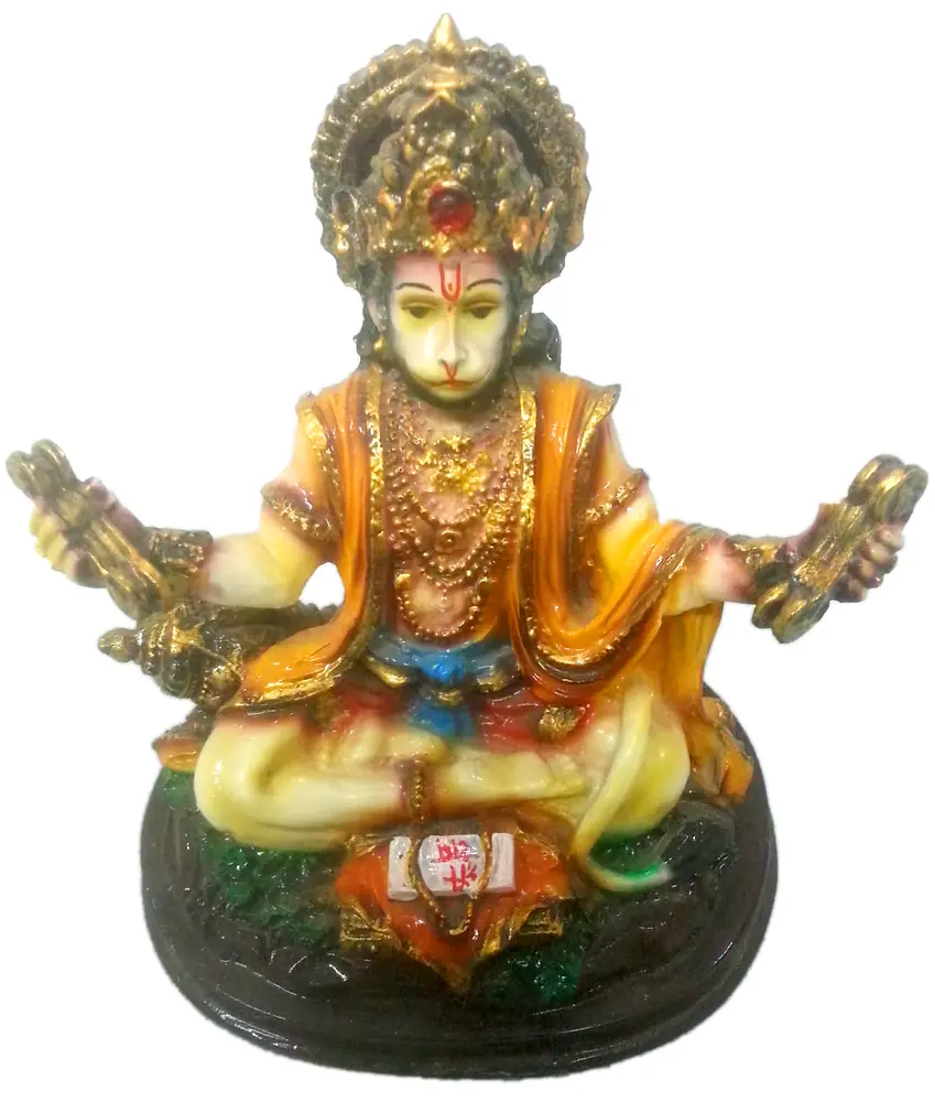 Sri Hanuman Ji Polyresin Figure (5\" high)
