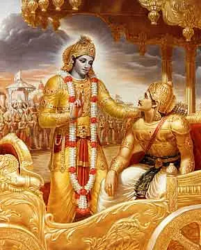 Krishna and Arjuna