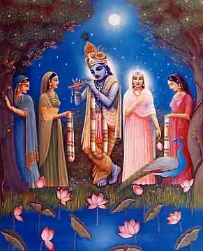 Krishna and Gopis