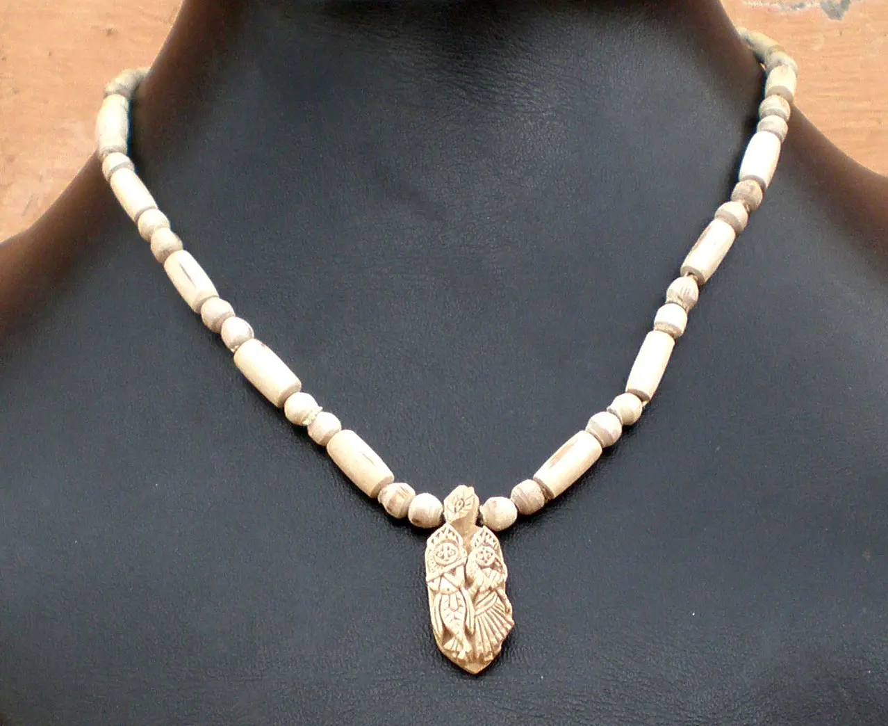 Tulsi Neckbeads -- Jagannatha Pendant