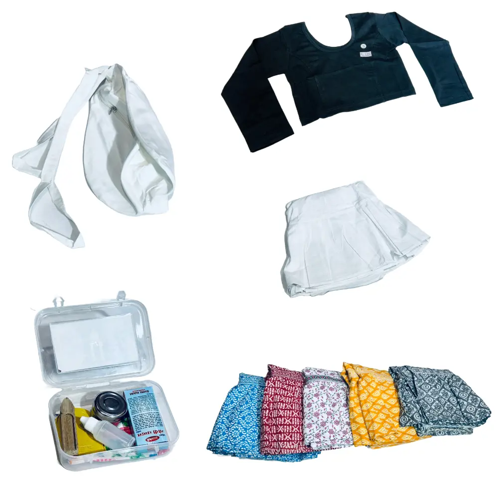Vrindavan Gopi\'s Cloth Kit-- 5 Piece Set
