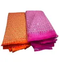 Running Material, 5 meters -- Net Embroidery  from Vrindavan for Custom Use