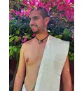 Dhoti / Chadar -- Muslin Jute -- No Borders