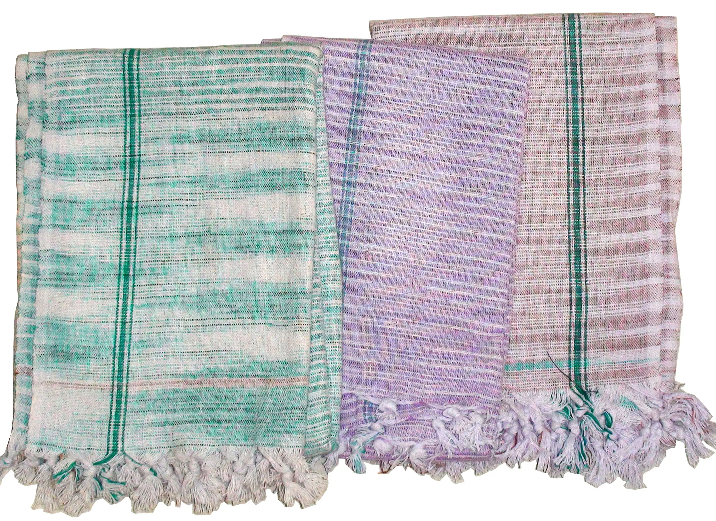 Gamcha, Heavy Khadi -- Traditional Indian Bathing Towel (195x90cm)