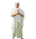 Dhoti / Chadar -- Muslin Jute -- No Borders