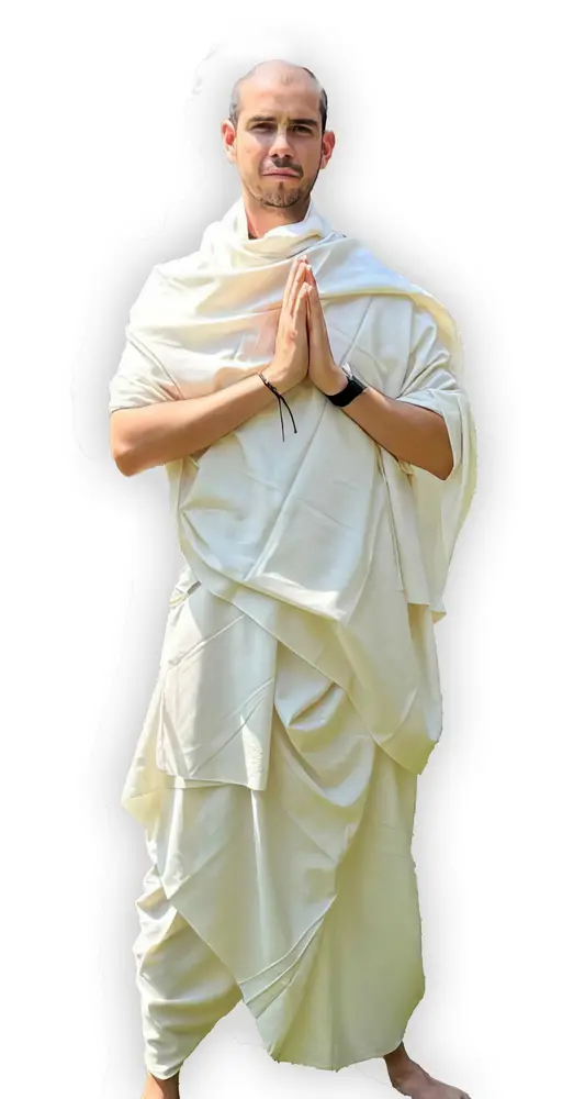 Dhoti / Chadar -- Muslin Jute -- No Borders