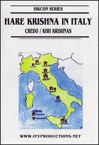 Hare Krishna in Italy, New Zealand & England DVD