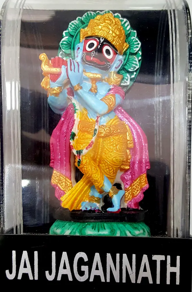 Lord Jagannatha In Krishna Body Display (5\"x3\")