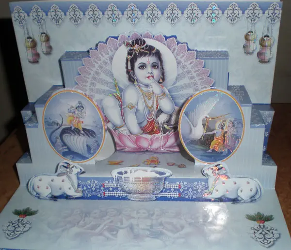 Krishna the Butter Thief Pop-Up Greeting Card